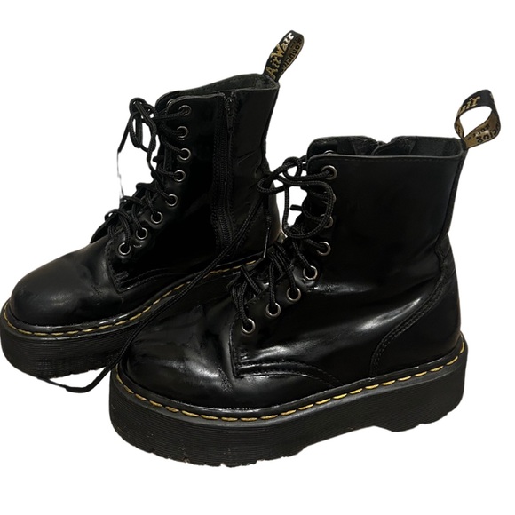 Dr. Martens Jadon Platform Lace Up Boot | Black | Size EU36 / Women’s 5 - Picture 4 of 7